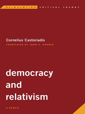 cover image of Democracy and Relativism
